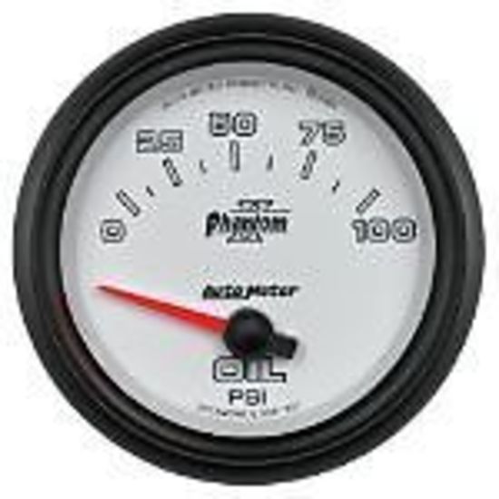 AutoMeter AU7827 Phantom II 2-5/8" Elec Oil Pressure Gauge 0-100 PSI