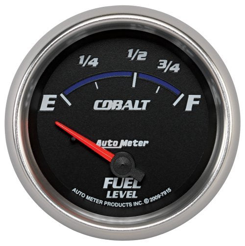AutoMeter AU7915 Cobalt Fuel Level Gauge 2-5/8" Short Sweep Elec Ford 73 OHMS Empty/10 OHMS Full