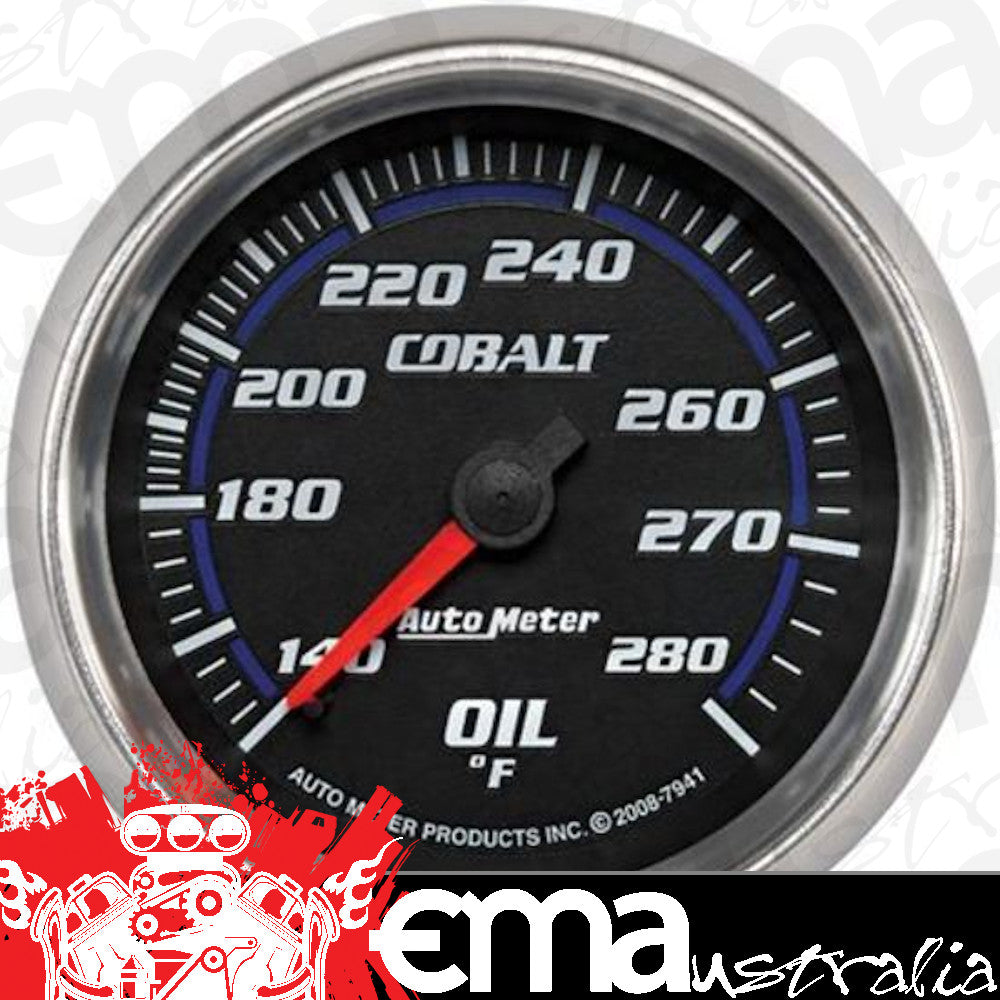 AutoMeter AU7941 Cobalt Oil Temperature 140-280Ç÷ F 2 5/8 In. Analog Mech
