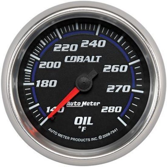 AutoMeter AU7941 Cobalt Oil Temperature 140-280Ç÷ F 2 5/8 In. Analog Mech