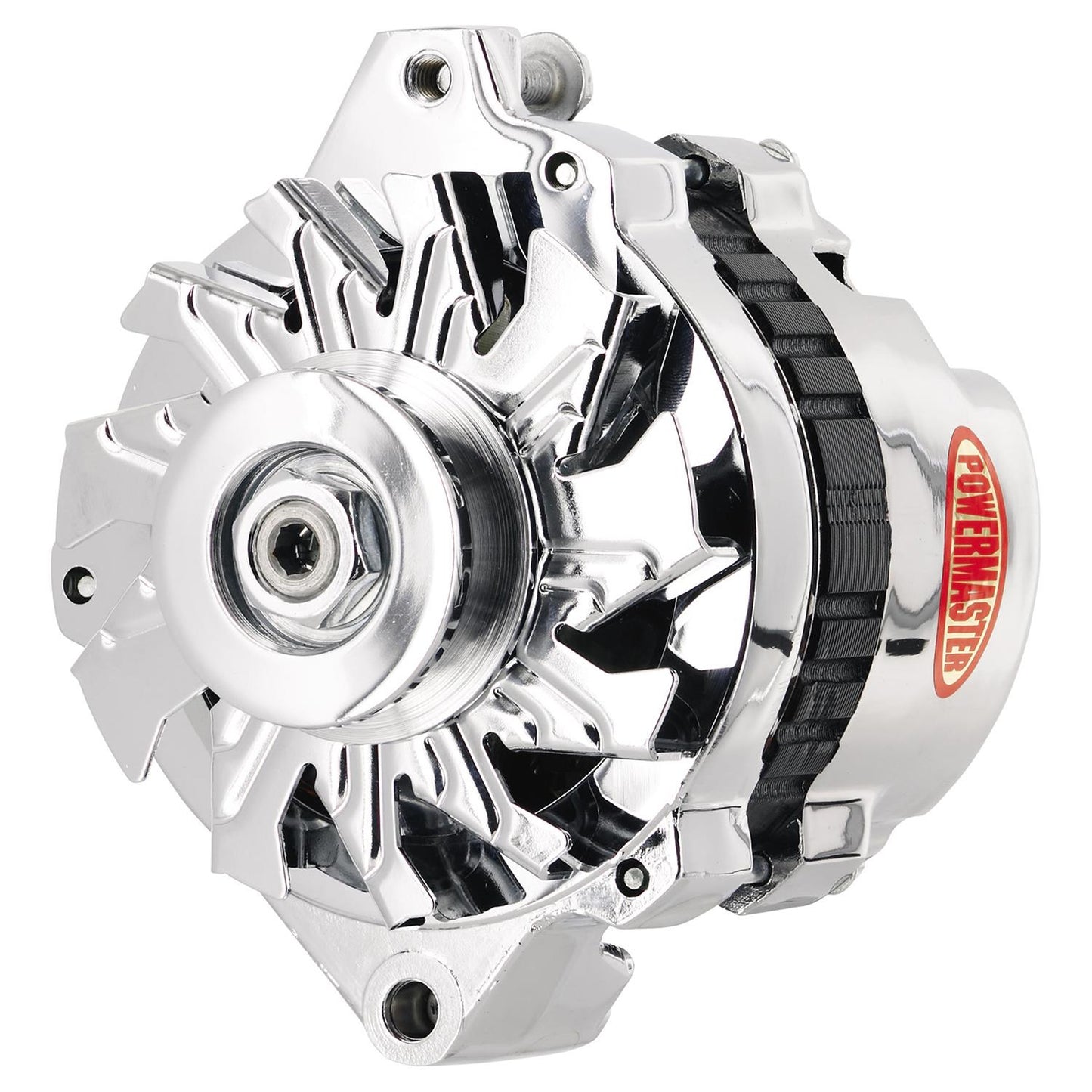 Alternator, CS130, 105 Amp, V Belt, Chrome, Center Offset (PM174011)