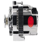 Alternator, CS130, 105 Amp, V Belt, Chrome, Center Offset (PM174011)