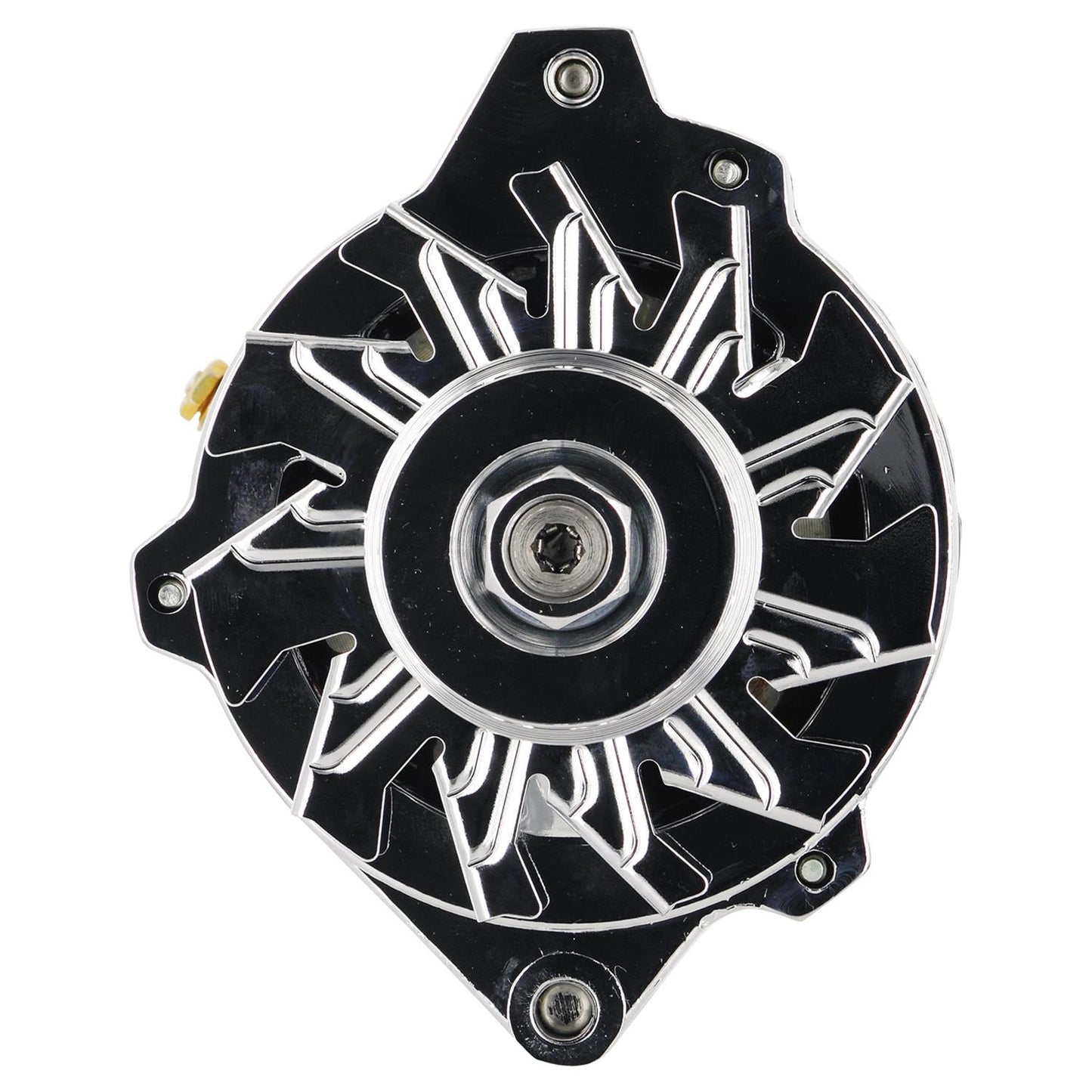 Alternator, CS130, 105 Amp, V Belt, Chrome, Center Offset (PM174011)