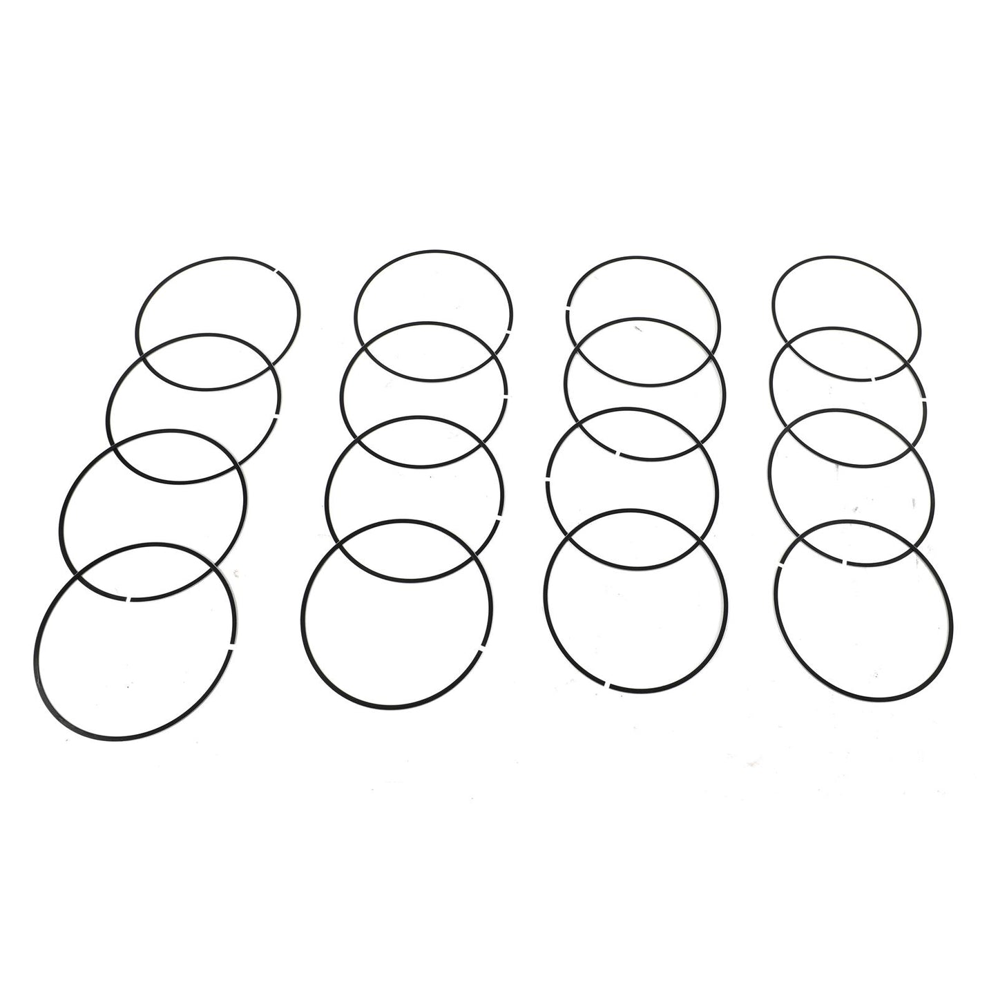 Piston Rings, Plasma-moly, 4.030 in. Bore, 1.5mm, 1.5mm, 3.0mm Thickness, 8-Cylinder, Set (TSRCR100935)