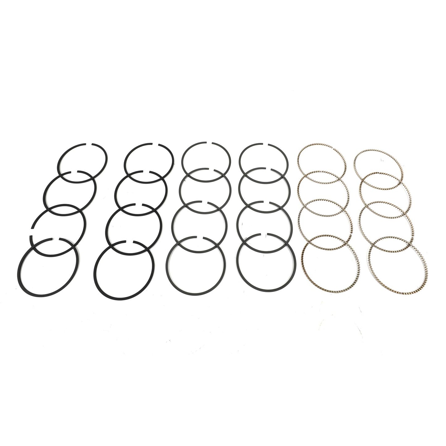 Piston Rings, Plasma-moly, 4.030 in. Bore, 1.5mm, 1.5mm, 3.0mm Thickness, 8-Cylinder, Set (TSRCR100935)