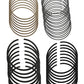 Piston Rings, Plasma-moly, 4.030 in. Bore, 1.5mm, 1.5mm, 3.0mm Thickness, 8-Cylinder, Set (TSRCR100935)