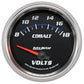AutoMeter AU7991 Cobalt Voltmeter Gauge 2-5/8" Short Sweep Elec 8-18 Volts