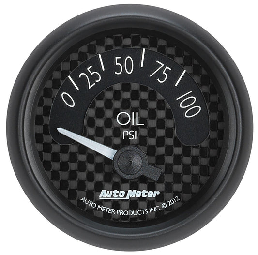 AutoMeter AU8027 GT 2-1/16" Elec. Oil Pressure Gauge 0-100 PSI
