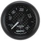 AutoMeter AU8032 GT Water Temperature Gauge 2-1/16" Black Carbon Fiber Dial Full Sweep Mech 120-240¶øF