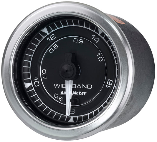 AutoMeter AU8170 Chrono Air/Fuel Ratio Gauge 2-1/16" Black Dial Full Sweep Elec Analog 8:1-18:1