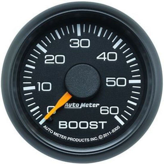 AutoMeter AU8305 Gauge Factory Match Analog Boost Pressure 0-60 PSI 2-1/16" Black Face