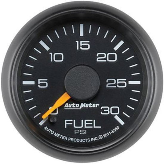 AutoMeter AU8360 Gauge Factory Match Analog Fuel Pressure 0-30 PSI 2-1/16" Black Face