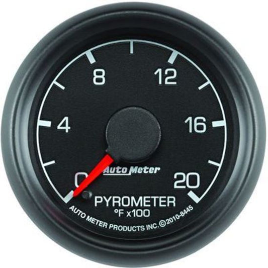 AutoMeter AU8445 Gauge Factory Match Analog Egt/Pyrometer 0-2000???? F 2-1/16" Black Face