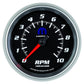 AutoMeter AU880024 Mopar Tachometer 3-3/8" Black Dial/Silve Bezel 0-10 000 RPM Elecal In-Dash