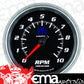 AutoMeter AU880024 Mopar Tachometer 3-3/8" Black Dial/Silve Bezel 0-10 000 RPM Elecal In-Dash