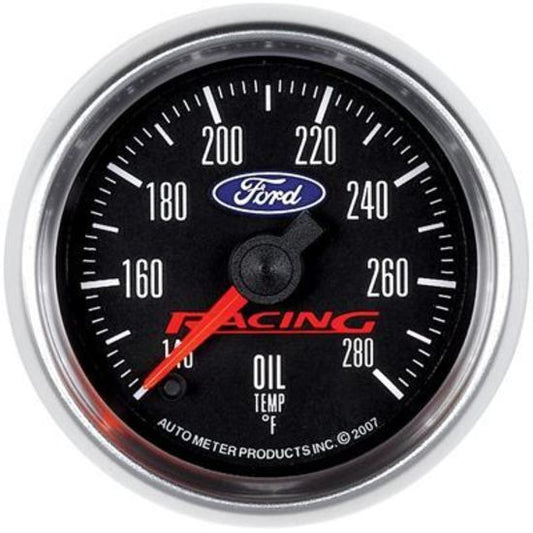 AutoMeter AU880079 Ford Logo Oil Temperature 140-280???? F 2-1/16" Analog Elecal
