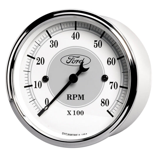 AutoMeter AU880088 Ford Racing 3-1/8" Tachometer Elec In-Dash 0-8000 RPM