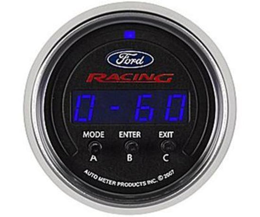 AutoMeter AU880089 D-Pic Gauge Ford Racing Digital D-Pic Gauge 2-1/16" -2G - +2G Led Digital Display Full Sweep