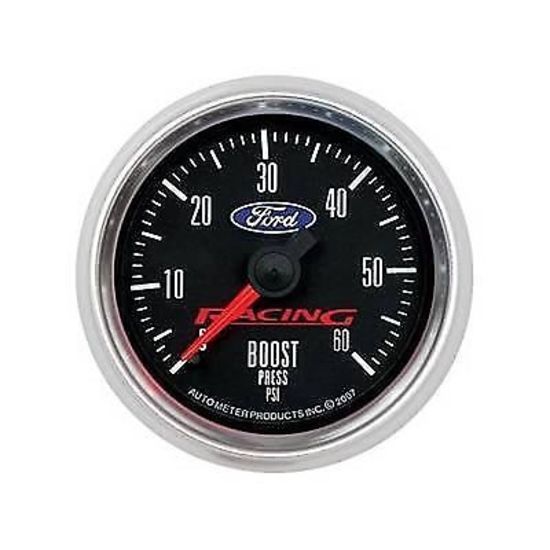 AutoMeter AU880106 Ford Racing 2-1/16" Mech Boost Pressure Gauge 0-60 PSI