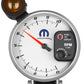 AutoMeter AU880248 Mopar Monster Tachometer 5" White Dial/Silve Bezel Pedestal Mount Shift-Lite 0-10 000 RPM