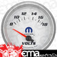 AutoMeter AU880252 Mopar Voltmeter Gauge 2-1/16" White Dial/Silver Bezel Short Sweep Elecal 8-18 Volts