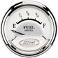 AutoMeter AU880351 Ford Racing Analog Fuel Level Empty-Full 2-1/16" White/Gray Face Elecal