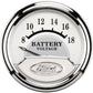 AutoMeter AU880354 Ford Racing Analog Voltmeter 8-18 V 2-1/16" White/Gray Face Elecal