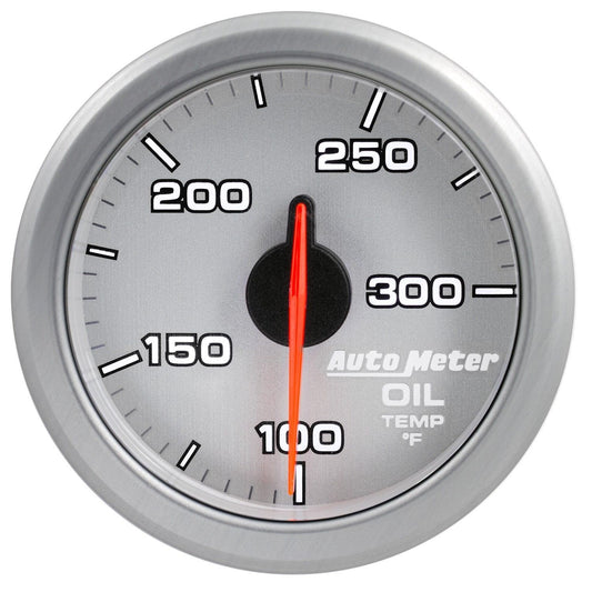 AutoMeter AU9140-UL Airdrive 2-1/16" Elec Oil Temperature Gauge 100-300????F Silver