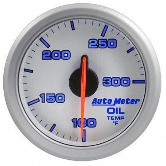 AutoMeter AU9140-UL Airdrive 2-1/16" Elec Oil Temperature Gauge 100-300????F Silver