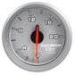 AutoMeter AU9145-UL Airdrive Pyrometer Gauge 2-1/16" Silver Dial Full Sweep Elec 0-2000Ç÷F