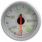 AutoMeter AU9152-UL Airdrive 2-1/16" Elec Oil Pressure Gauge 0-100PSI Silver
