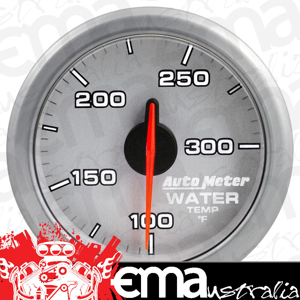 AutoMeter AU9154-UL Airdrive 2-1/16" Elec Water Temp Gauge 100-300????F Silver