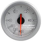 AutoMeter AU9159-UL Airdrive 2-1/16" Elec Boost/Vacuum Gauge 30 Hg/30PSI Silver