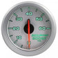 AutoMeter AU9160-UL Airdrive 2-1/16" Elec Boost Gauge 0-60 PSI Silver