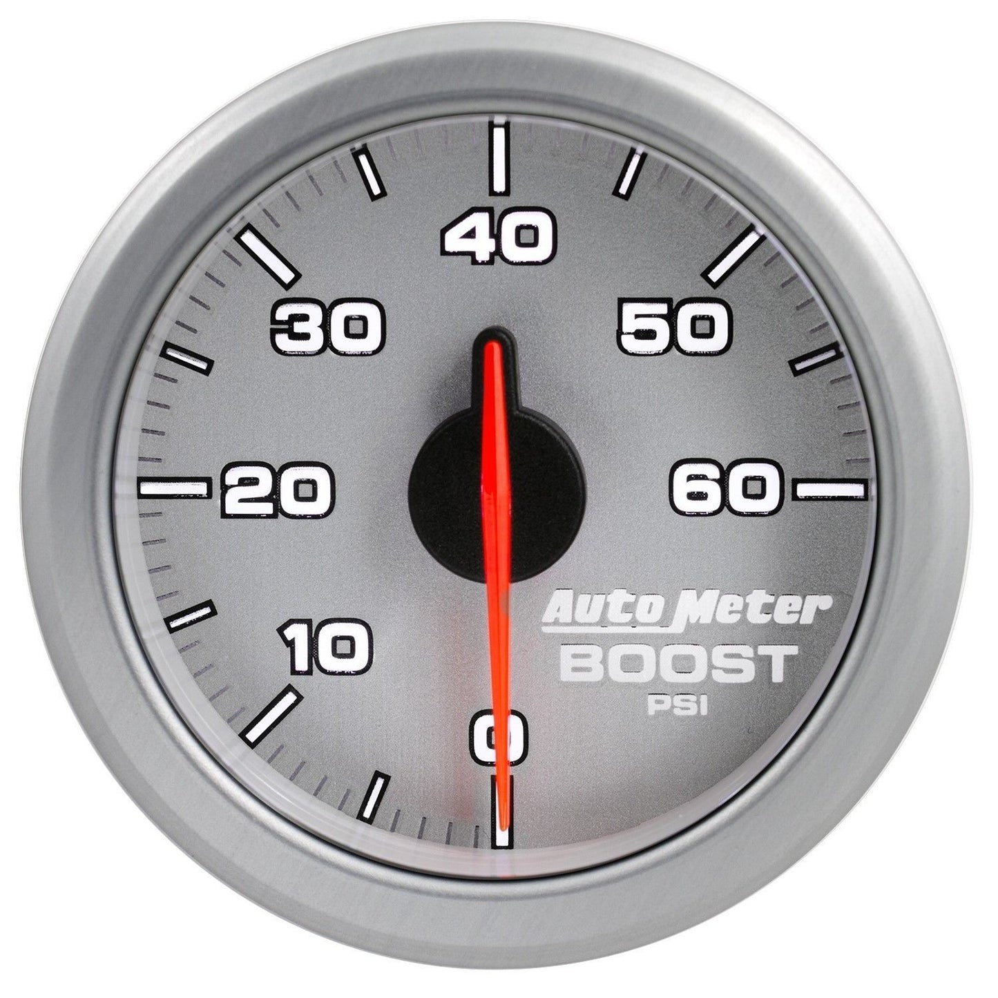 AutoMeter AU9160-UL Airdrive 2-1/16" Elec Boost Gauge 0-60 PSI Silver