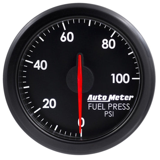 AutoMeter AU9171-T Airdrive 2-1/16" Elec Fuel Pressure Gauge 0-100 PSI Black