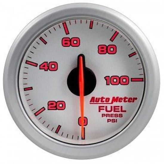 AutoMeter AU9171-UL Airdrive 2-1/16" Elec Fuel Pressure Gauge 0-100 PSI Silver