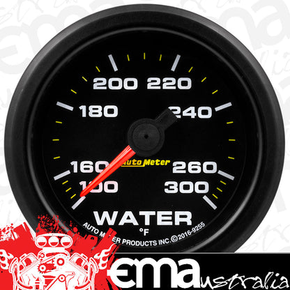 AutoMeter 9255 2 1/16", GAUGE, WATER TEMP, 300ÂºF, STEPPER MOTOR W/PEAK & WARN, EXTREME