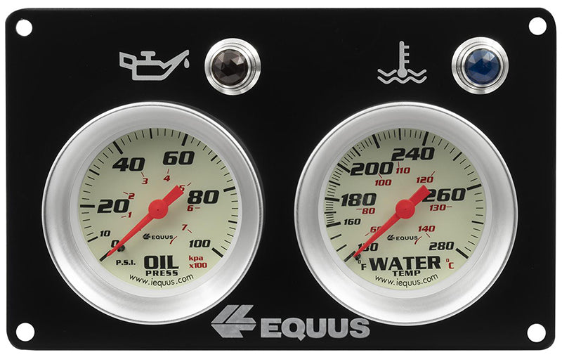 EQUUS 2-GAUGE RACE PANEL