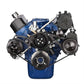 CVF B-302-SERPENTINE-AC Black Ford 289-302-351W Serpentine Conversion Kit - Alternator Power Steering & A/C