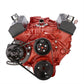 CVF B-350-SERPENTINE-ALT-C Black Chevy Small Block Serpentine Conversion - Alternator Only Long Water Pump