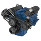 CVF B-5.0L-SERPENTINE-PS Black Ford 5.0L & 5.8L Serpentine Conversion Kit - Alternator & Power Steering