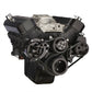 CVF B-454-SERPENTINE-PS-C Black Chevy Big Block Serpentine Conversion Kit - Power Steering Long Water Pump