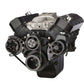 CVF B-454-SERPENTINE-PS-C Black Chevy Big Block Serpentine Conversion Kit - Power Steering Long Water Pump