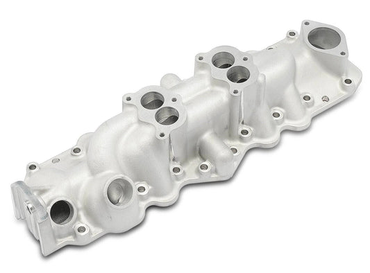 FORD FLAT HEAD SIDE VALVE INTAKE MANIFOLD DUAL CARB 49 - 53 SATIN (EMA-1103S)