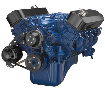 CVF Racing CVF-B-460-SERPENTINE-ALT B-460-SERPENTINE-ALT Black Ford 460 Serpentine System - Alternator Only