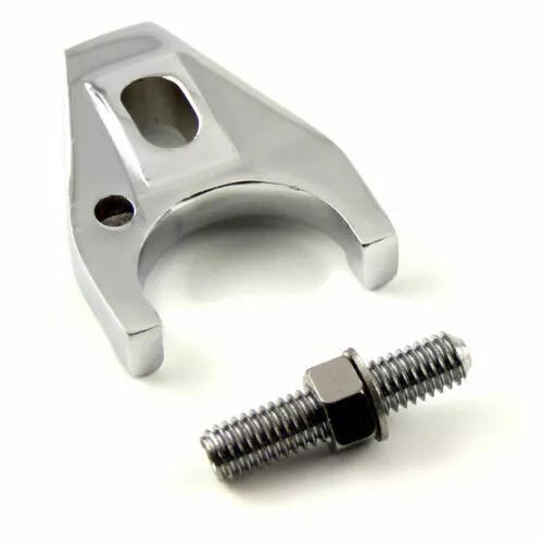 EMA-CHEVHOLDDOWN - CHEV SMALL / BIG BLOCK DISTRIBUTOR HOLD DOWN CLAMP INC STUD AND NUT