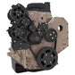 CVF B-DC-WRAPTOR-ACO Stealth Black Serpentine System for Cummins Diesel - AC & Alternator - All Inclusive