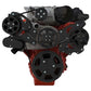 CVF B-LSA-WRAPTOR-ACO Stealth Black Chevy LSA and LS9 Serpentine Kit - AC & Alternator