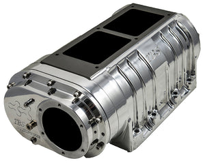 The Blower Shop B2023 Cast Case 8-71 Blower w/ 3-Lobe Billet Rotors w/ Teflon Front Offset Polished